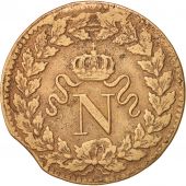 France, Decime, 1815, Strasbourg, TTB, Bronze, KM:700, Gadoury:195e