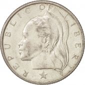 Liberia, 25 Cents, 1960, AU(55-58), Silver, KM:16