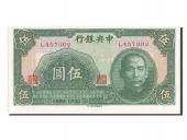 Chine, Central Bank of China, 5 Yuan 1941, Pick 234a