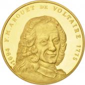 France, Medal, F.M. Arouet de Voltaire, Bicentenaire de la Rvolution, History
