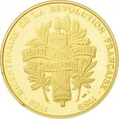 France, Medal, F.M. Arouet de Voltaire, Bicentenaire de la Rvolution, History
