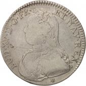 France, Louis XV, 1/2 cu aux branches dolivier, 1727, Caen, Gadoury 313