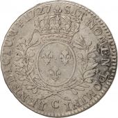 France, Louis XV, 1/2 cu aux branches dolivier, 1727, Caen, Gadoury 313