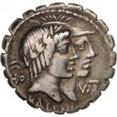 Q. Fufius Calenus and P. Mucius Cordus Scaevola, Denier, 70 BC, Roma, TTB