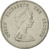 East Caribbean States, Elizabeth II, 25 Cents, 1981, AU(50-53), Copper-nickel