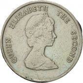 East Caribbean States, Elizabeth II, 25 Cents, 1989, AU(50-53), Copper-nickel