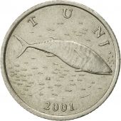 Croatia, 2 Kune, 2001, AU(55-58), Copper-Nickel-Zinc, KM:10