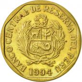 Prou, 10 Centimos, 1994, Lima, TTB, Laiton, KM:305.1