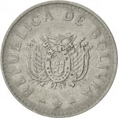 Bolivia, 10 Centavos, 1991, AU(50-53), Stainless Steel, KM:202
