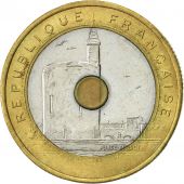 France, Jeux Mditerranens, 20 Francs, 1993, Paris, AU(55-58), Tri-Metallic