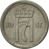 Norvge, Haakon VII, 10 re, 1957, TTB+, Copper-nickel, KM:396