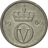 Norway, Olav V, 10 re, 1986, AU(50-53), Copper-nickel, KM:416