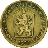 Tchcoslovaquie, Koruna, 1970, TTB, Aluminum-Bronze, KM:50