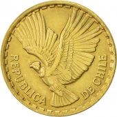 Chile, 10 Centesimos, 1970, AU(50-53), Aluminum-Bronze, KM:191
