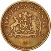 Chile, 100 Pesos, 1987, Santiago, TTB, Aluminum-Bronze, KM:226.1