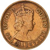 Mauritius, Elizabeth II, 5 Cents, 1975, EF(40-45), Bronze, KM:34