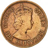 Mauritius, Elizabeth II, 5 Cents, 1971, EF(40-45), Bronze, KM:34