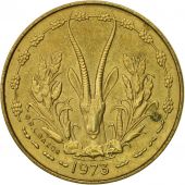 West African States, 5 Francs, 1973, Paris, TTB, Aluminum-Nickel-Bronze, KM:2a