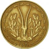 West African States, 5 Francs, 1971, Paris, EF(40-45), Aluminum-Nickel-Bronze