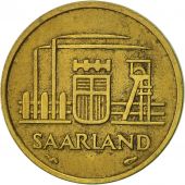 SAARLAND, 10 Franken, 1954, Paris, TTB, Aluminum-Bronze, KM:1