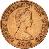 Jersey, Elizabeth II, 2 Pence, 1985, AU(50-53), Bronze, KM:55