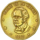Dominican Republic, Peso, 1997, TTB+, Laiton, KM:80.2