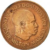 Sierra Leone, 1/2 Cent, 1964, British Royal Mint, AU(50-53), Bronze, KM:16