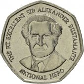 Jamaica, Elizabeth II, Dollar, 1996, British Royal Mint, AU(55-58), Nickel