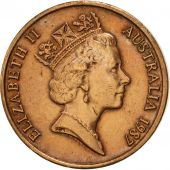 New Zealand, Elizabeth II, Cent, 1987, AU(55-58), Bronze, KM:58