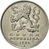 Czech Republic, 5 Korun, 1994, AU(55-58), Nickel plated steel, KM:8