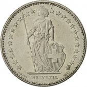 Switzerland, 2 Francs, 1989, Bern, AU(55-58), Copper-nickel, KM:21a.3