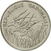 Gabon, 100 Francs, 1977, Paris, SUP, Nickel, KM:13