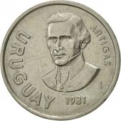Coin, Uruguay, 10 Nuevos Pesos, 1981, Santiago, AU(55-58), Copper-nickel, KM:79