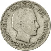 Uruguay, 50 Centesimos, 1943, Santiago, EF(40-45), Silver, KM:31