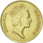 Bermuda, Elizabeth II, Dollar, 1988, SUP, Nickel-brass, KM:56