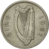 IRELAND REPUBLIC, Florin, 1961, TTB, Copper-nickel, KM:15a