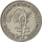 West African States, 100 Francs, 1968, Paris, AU(50-53), Nickel, KM:4