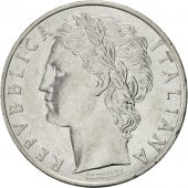 Italy, 100 Lire, 1975, Rome, AU(55-58), Stainless Steel, KM:96.1
