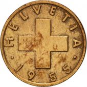 Suisse, Rappen, 1955, Bern, TTB+, Bronze, KM:46