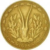 West African States, 10 Francs, 1975, Paris, TTB+, Aluminum-Nickel-Bronze, KM:1a
