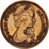 Great Britain, Elizabeth II, New Penny, 1980, EF(40-45), Bronze, KM:915