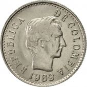 Colombia, 20 Centavos, 1969, AU(55-58), Nickel Clad Steel, KM:227