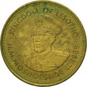 Lesotho, Moshoeshoe II, 2 Lisente, 1985, EF(40-45), Nickel-brass, KM:17
