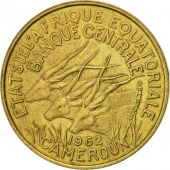 tats de lAfrique quatoriale, 25 Francs, 1962, Paris, SUP, Aluminum-Bronze
