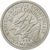 EQUATORIAL AFRICAN STATES, Franc, 1969, Paris, AU(55-58), Aluminum, KM:6