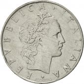 Italy, 50 Lire, 1963, Rome, AU(55-58), Stainless Steel, KM:95.1