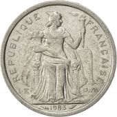 New Caledonia, Franc, 1983, Paris, AU(55-58), Aluminum, KM:10