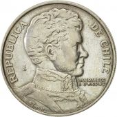 Chile, Peso, 1976, AU(50-53), Copper-nickel, KM:208