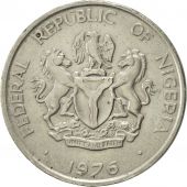 Nigeria, Elizabeth II, 10 Kobo, 1976, AU(55-58), Copper-nickel, KM:10.1