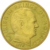 Monaco, Rainier III, 10 Centimes, 1979, AU(55-58), Aluminum-Bronze, KM:142